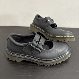 Dr. Martens Adena III Mary Jane Flats Women’s US 5 Black Double Strap New No Box